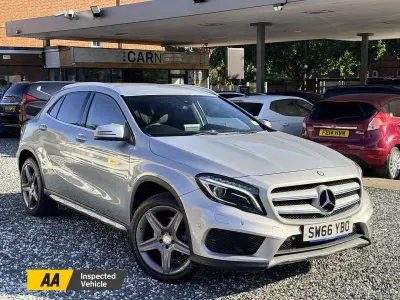 Used Mercedes GLA220 AMG line 177 HP (130 kW) 2016 Silver SUV