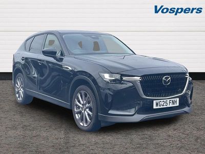 Black Used 2025 Mazda CX-60 Exclusive-Line SUV | £35,950 (Expensive)