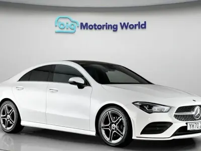 Used Mercedes CLA180 AMG Line Premium Plus 136 HP (100 kW) 2020 White Coupe