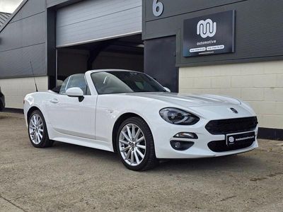 White Used 2017 Fiat 124 Spider Lusso Plus Cabriolet | £13,890 (Fair price)