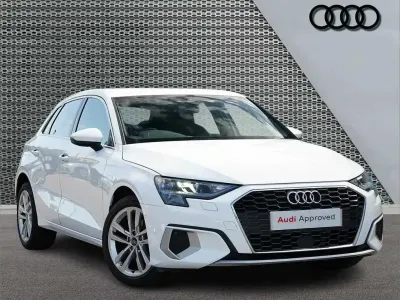 Used Audi A3 Sport 108 HP (79 kW) 2023 White Sedan