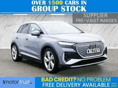 Used Audi Q4 e-tron S-Line 150 kW (204 HP) 2021 Grey SUV