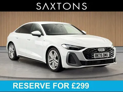 Used Audi A5 S-Line 2025 Glacier white metallic/glacier white metallic Hatchback