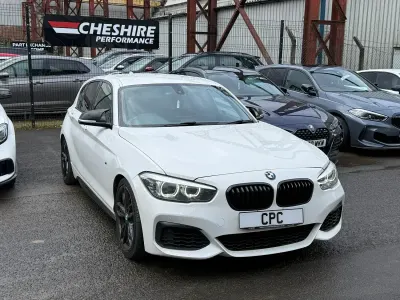 Used BMW M140 M Sport 480 HP (353 kW) 2018 White Hatchback