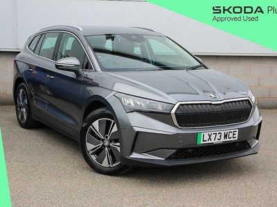 Used Skoda Enyaq iV ecoSuite 131 kW (179 HP) 2023 Graphite grey metallic SUV