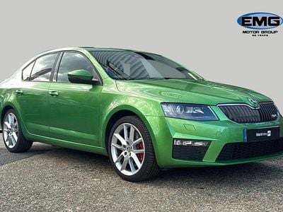 Used Skoda Octavia vRS 220 HP (161 kW) 2014 Green Hatchback