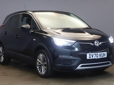 Used Vauxhall Crossland X SRi 83 HP (61 kW) 2020 Black SUV
