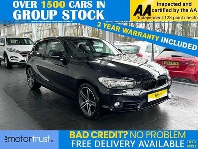 Used BMW 118 Sport Line 136 HP (100 kW) 2019 Black Hatchback