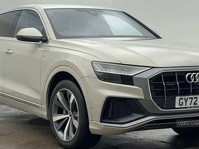 Beige Used 2022 Audi Q8 S-Line SUV | £45,900 (Expensive)