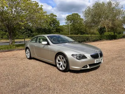 Used BMW 645 Impressive 2005 Silver Coupe