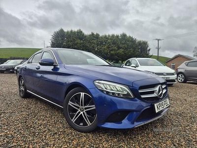 Używany Mercedes C220 194 KM (142 kW) 2019 Niebieski Sedan/Limuzyna