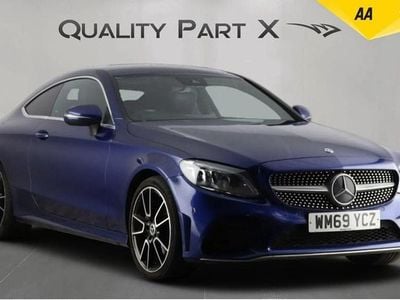 Used Mercedes C200 AMG Line Premium 2020 Blue Coupe