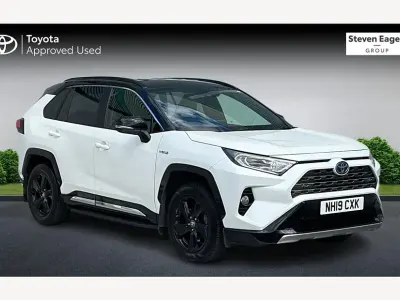 Used Toyota RAV4 Hybrid 2019 White SUV