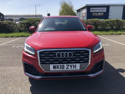 Begagnad Audi Q2 S-Line 114 HK (83 kW) 2018 Röd SUV