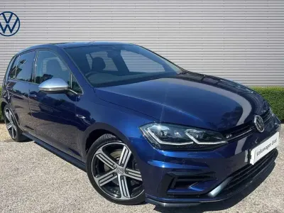 Used VW Golf VII R 300 HP (220 kW) 2019 Blue Hatchback
