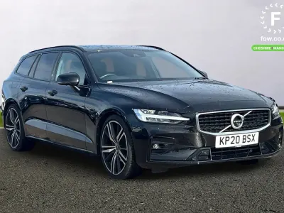 Used Volvo V60 R-Design Pro 190 HP (139 kW) 2019 Black Estate