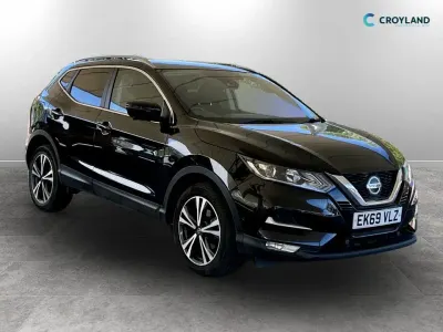 Used Nissan Qashqai N-Connecta 160 HP (117 kW) 2019 Black SUV