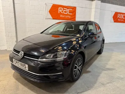 Used VW Golf VII SE 110 HP (80 kW) 2017 Black Hatchback