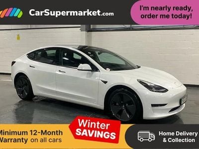 White Used 2022 Tesla Model 3 RWD Sedan | £20,497 (Fair price)