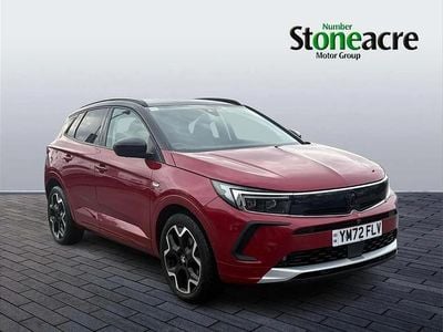 Used Vauxhall Grandland X Ultimate 128 HP (94 kW) 2022 Red SUV