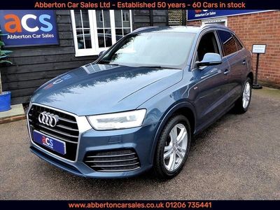 Used Audi Q3 S-Line 150 HP (110 kW) 2016 Blue SUV