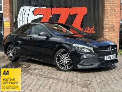 Usado Mercedes CLA220 AMG line 177 HP (130 kW) 2018 Preto Sedan