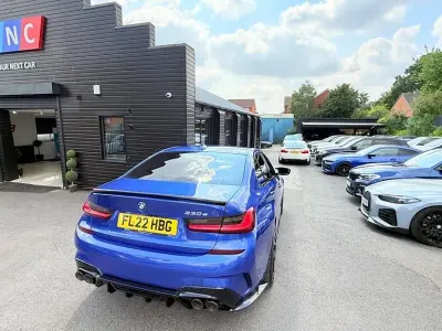 Used BMW 330e M Sport 292 HP (214 kW) 2022 Blue Sedan