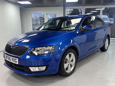 Used Skoda Octavia SE L 110 HP (80 kW) 2016 Blue Hatchback