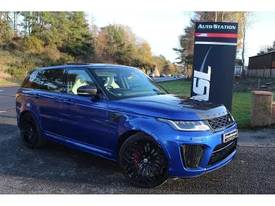 Used Land Rover Range Rover Sport SVR 575 HP (422 kW) 2018 Blue SUV