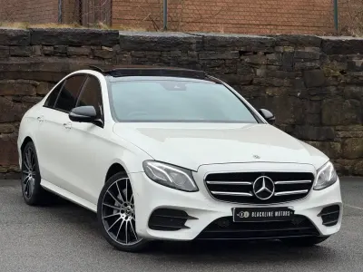 Used Mercedes E400 AMG line 340 HP (250 kW) 2019 White Sedan