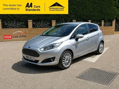 Used Ford Fiesta Titanium 2015 Silver Hatchback