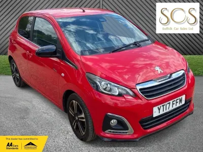 Used Peugeot 108 GT-line 2017 Red Hatchback