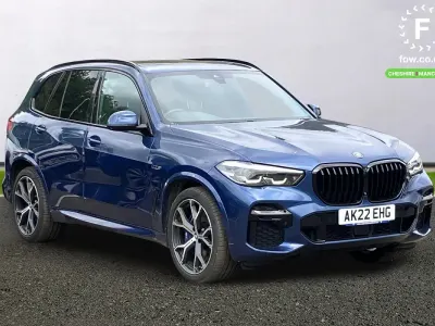 Used BMW X5 M Sport 394 HP (289 kW) 2022 Blue SUV