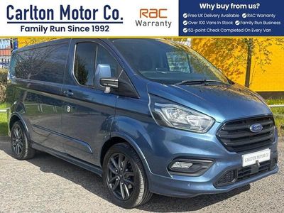 Used Ford Transit Custom Sport 185 HP (136 kW) 2020 Blue Van
