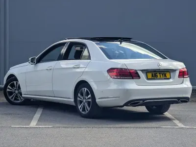 Used Mercedes E220 SE 2015 White Sedan