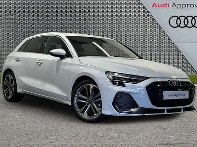 Used Audi A3 S-Line 113 HP (83 kW) 2024 White Hatchback