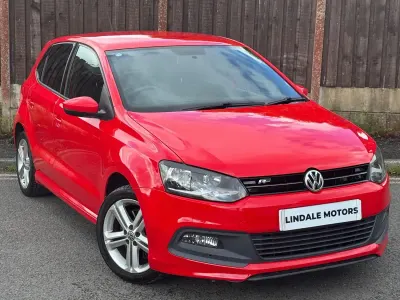 Used VW Polo R-line 105 HP (77 kW) 2013 Red Hatchback