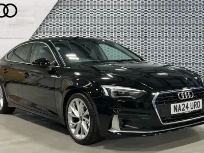 Used Audi A5 Sportback Sport 150 HP (110 kW) 2024 Brilliant black Hatchback