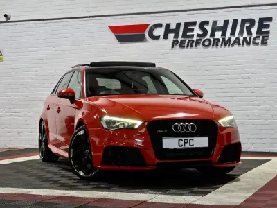 Used Audi RS3 Comfort 362 HP (266 kW) 2015 Red Sedan