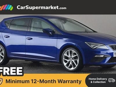 Used Seat Leon FR 125 HP (91 kW) 2017 Blue Hatchback