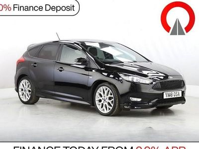 Used Ford Focus ST-Line 140 HP (102 kW) 2018 Black Hatchback