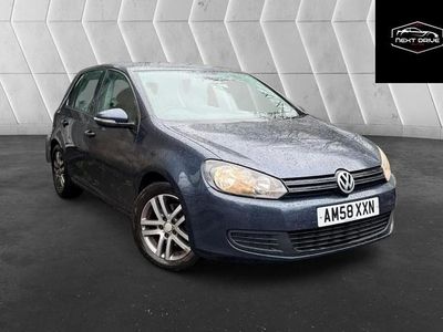 Used VW Golf VI SE 122 HP (89 kW) 2009 Blue Hatchback