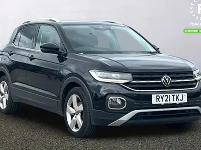 Used VW T-Cross SEL 110 HP (80 kW) 2021 Black SUV