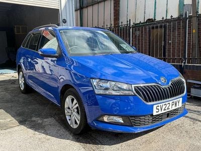 Used Skoda Fabia SE 95 HP (69 kW) 2022 Blue Hatchback