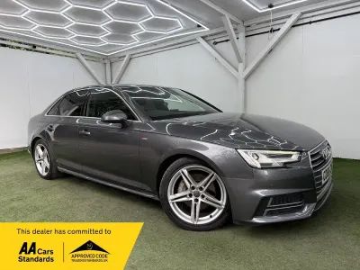 Used Audi A4 S-Line 190 HP (139 kW) 2017 Grey Sedan