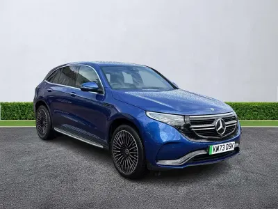 Used Mercedes EQC400 AMG Line Premium 300 kW (408 HP) 2023 Blue SUV