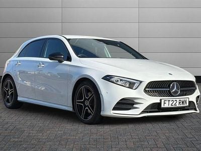 Used Mercedes A180 AMG Line Premium 136 HP (100 kW) 2022 Digital white Hatchback