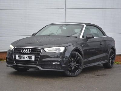 Used Audi Cabriolet S-Line 150 HP (110 kW) 2016 Mythos black Cabriolet