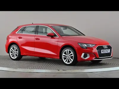 Used Audi A3 Sport 150 HP (110 kW) 2023 Red Sedan
