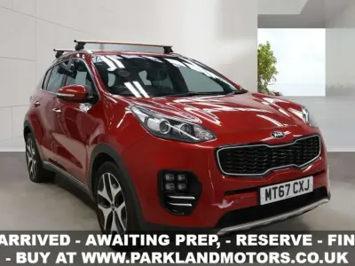 Used Kia Sportage GT-Line 115 HP (84 kW) 2017 Red SUV